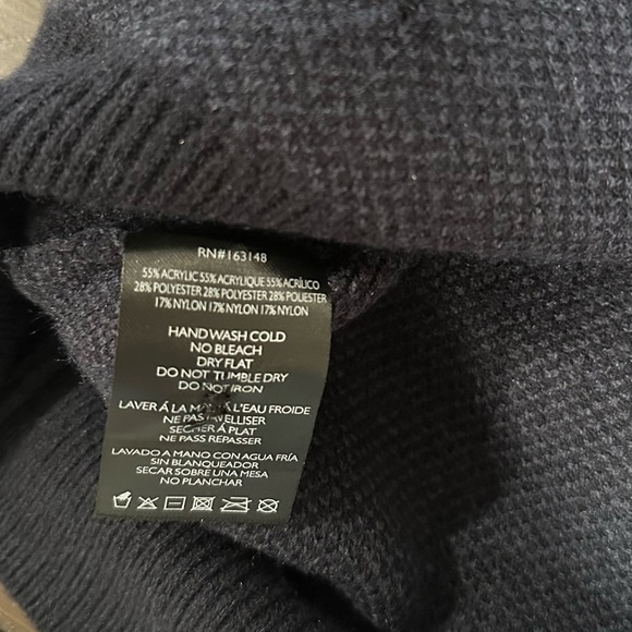 Slate & Stone Navy Knit Button Cardigan XL Grandpacore Academia Minimalist NWT - Picture 8 of 8